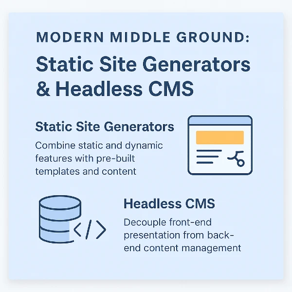 Modern Middle Ground: Static Site Generators & Headless CMS