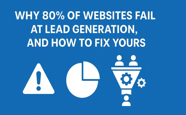 Why 80% of Websites Fail at Lead Generation, And How to Fix Yours?