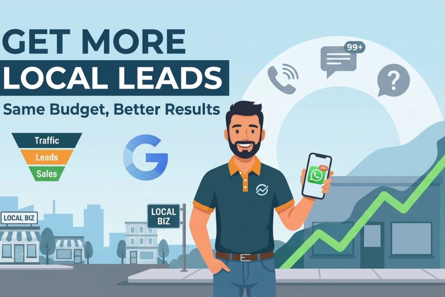 How to Double Leads for a Local Business Without Increasing Budget