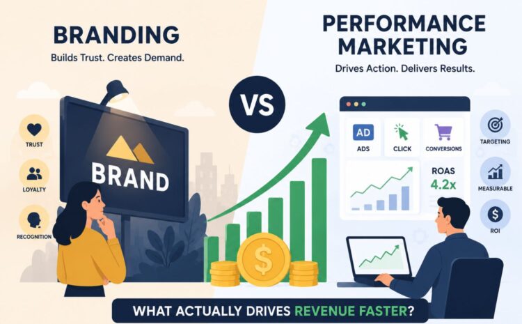 Branding vs Performance Marketing What Actually Drives Revenue Faster